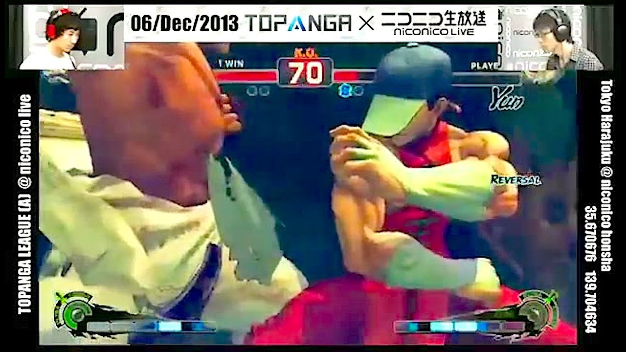 Daigo Umehara (Ryu) vs Kazunoko (Yun) - SSF4 AE2012