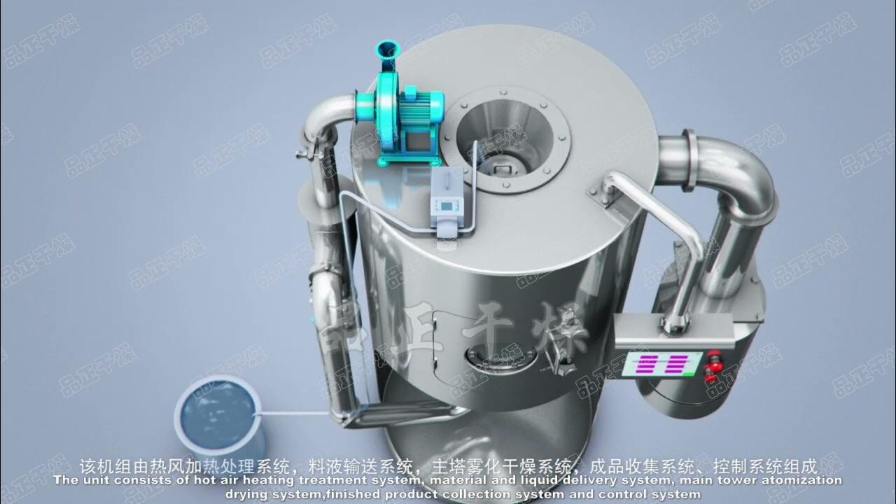 Benchtop Lab Scale Centrifugal Spray Dryer 304SS For Milk Powder YouTube