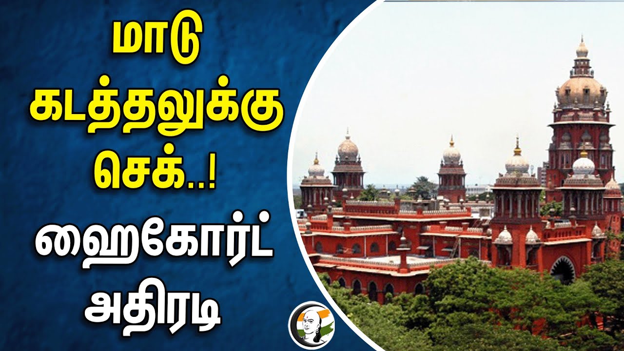 மாடு கடத்தலுக்கு செக்..! ஹைகோர்ட் அதிரடி | Highcourt