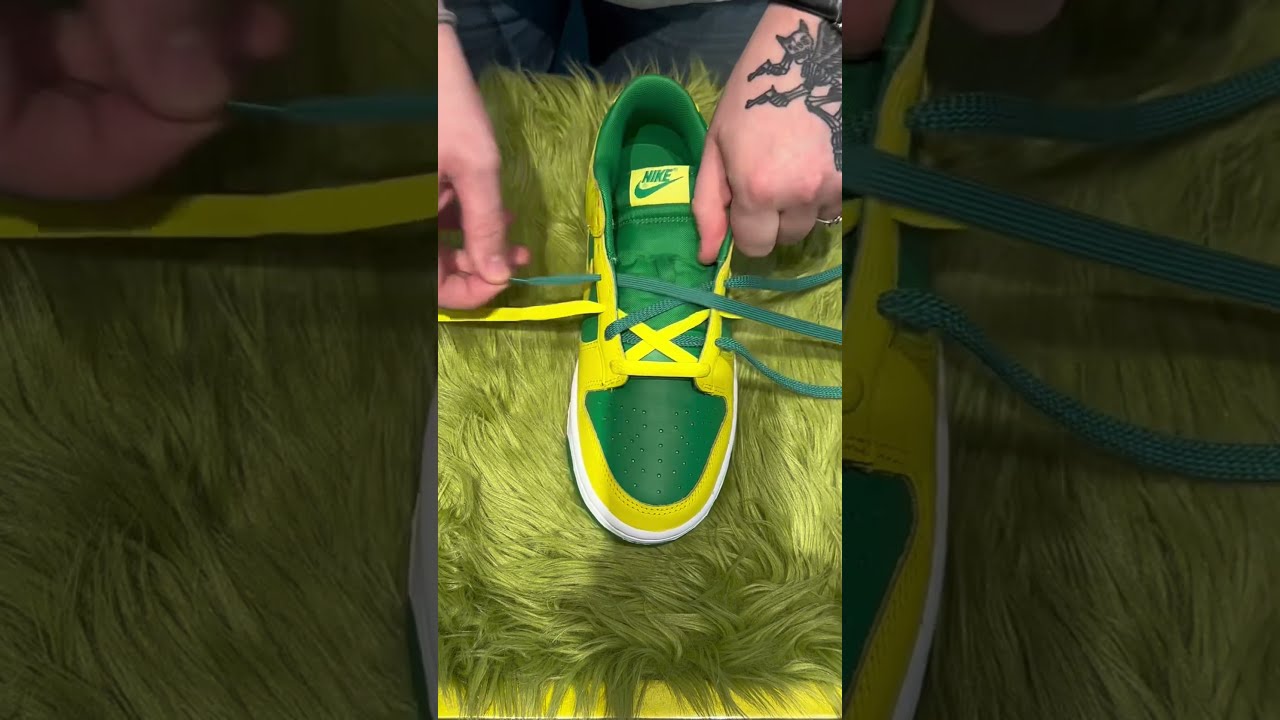 How To Laceyoursneakers With Double Laces 