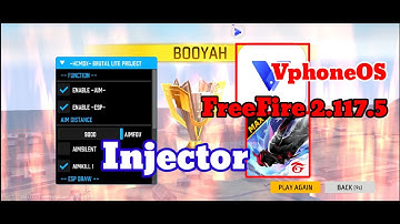FreeFire 2.117.5 ➡️ Injector BypassVphoneOS AntBanned, AntBlacklist