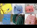 Diseños únicos y creativos de bolsos de ganchillo para niñas |  Idea de bolsos hechos a mano 2022