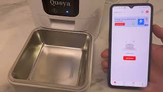 QUOYA Living CF1 Smart Pet feeder Pairing with Tuya / SmartLife App