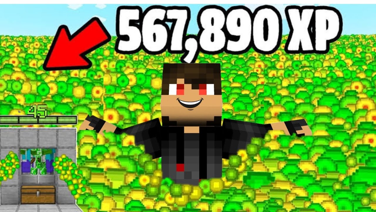 Building World Fastest XP Farm / #mincraftpocketedition # ...