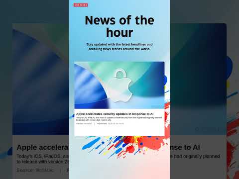 Breaking News: Apple accelerates security updates in response to AI #AI