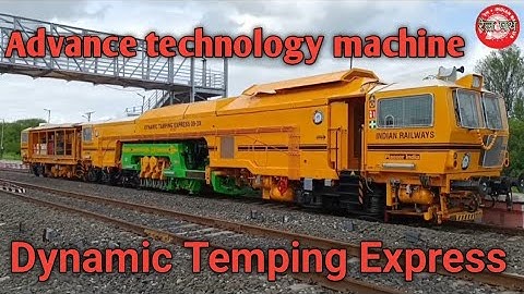 Dynamic Temping Express 09-3X / Track packing Machine//ट्रैक मशीन // #3x // fast working machine