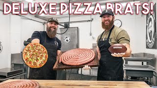 How to make Venison Bratwurst at Home | Deluxe Pizza & Tailgater Brat Recipes | The Bearded Butchers