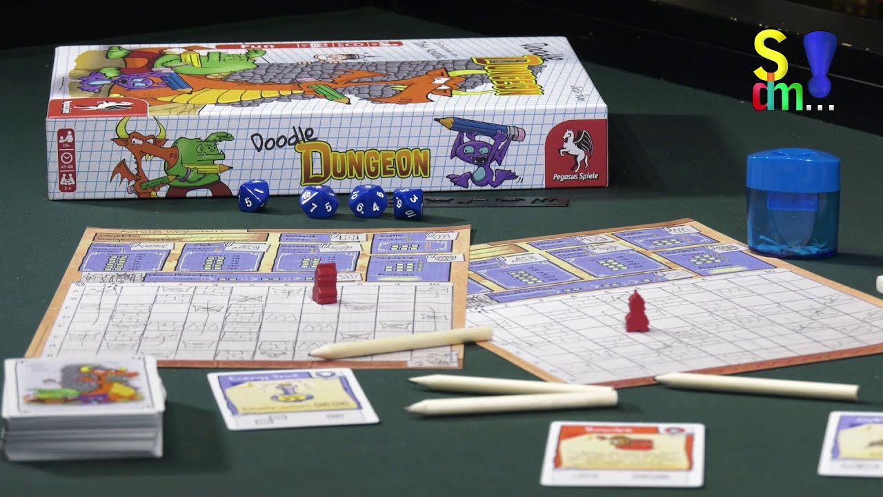 Spiel doch mal DOODLE DUNGEON! - Brettspiel Rezension Meinung Test #368
