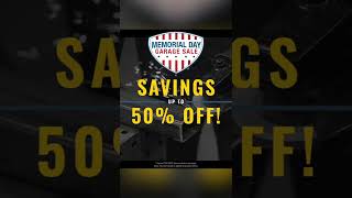 Memorial Day Weekend is almost here and we have some DEALS! Check out Eastwood.com for more info!
