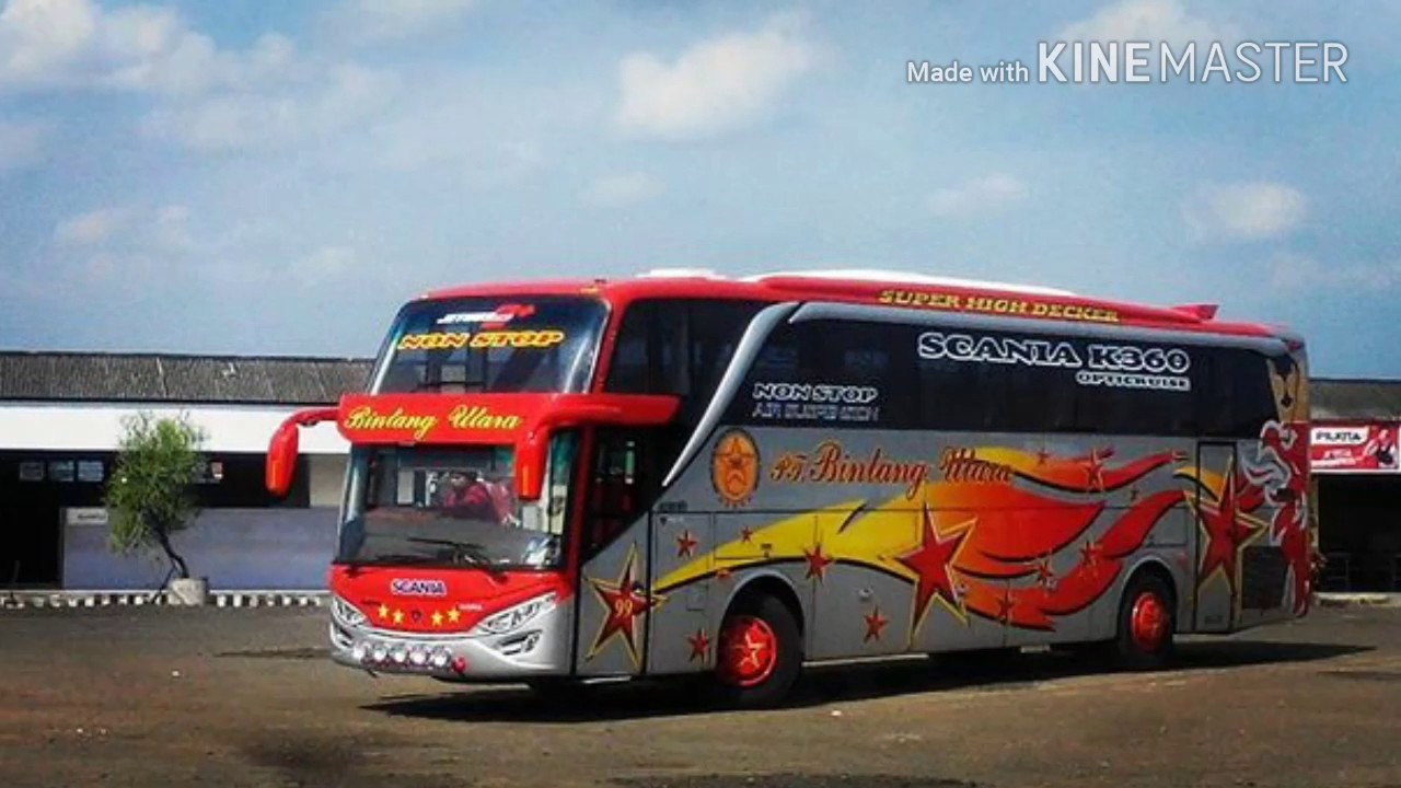  Bus  Bintang  Utara  Scania Super High Deck YouTube