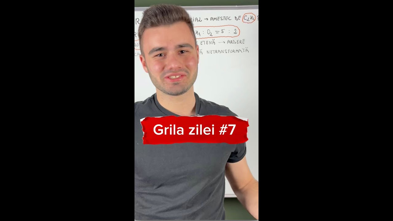 Reacția etenei cu oxigenul – Ce se întâmplă de fapt? | Grila Zilei #6