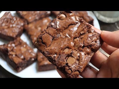 Homemade Fudgy Brownies-Easy Brownies recipe by Cook with Madeeha