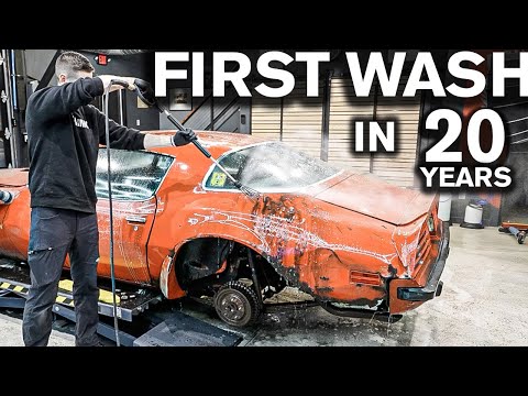 Dirtiest Car Ever! First Wash in 20 Years Lost Pontiac Trans Am Rare 455 HO