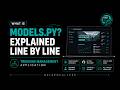 What is models.py? | Explained Line by Line 🚀 #bsdegree #iitm #coding #mad1project #mad1