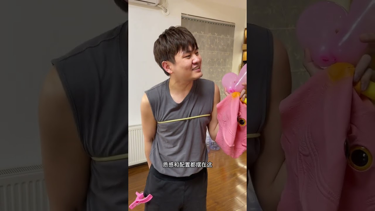 Blindfolded Balloon Challenge Hahahahahaha I'm going to die laughing Funny Daily Daily Vlog Supe