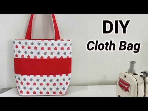 NEW DESIGN | How to sew Shopping Bag at Home | DIY Reusable Grocery Bag ...