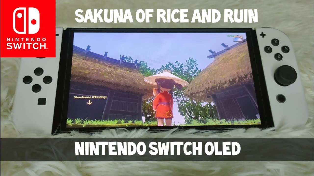 Sakuna : Rice and Ruin on Nintendo Switch OLED in Handheld - YouTube