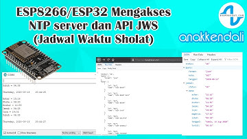 ESP8266/ESP32 Mengakses NTP Server dan Api Jadwal Waktu Sholat (JWS)