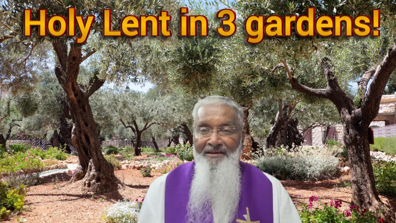 Holy Lent in 3 gardens! - Fr. James Manjackal MSFS