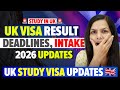 UK Study Visa 2026 Updates: University Deadlines, Scholarships &amp; Application Tips