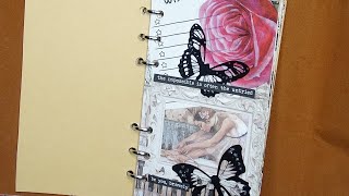 Bullet Journal with Me ASMR | Satisfying Aesthetic Journaling with Stickers | Beautiful Page Design