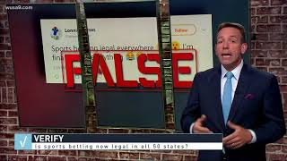VERIFY: Is sports betting now legal?