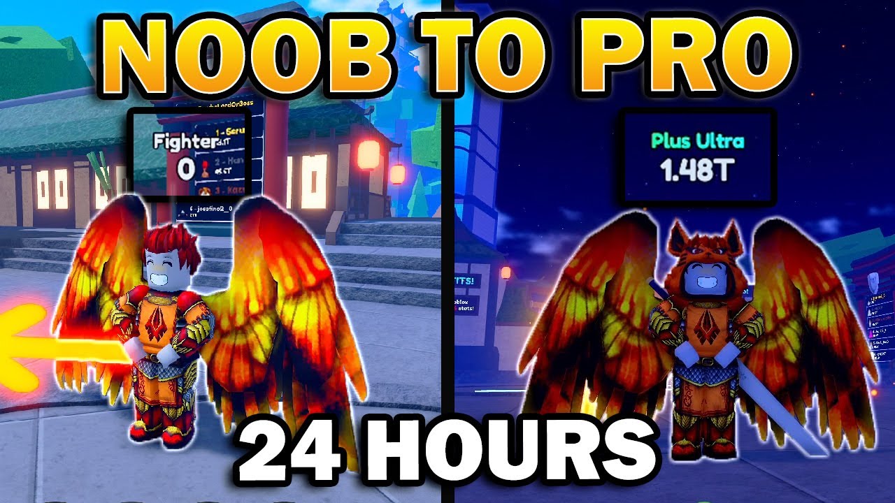 Noob to Pro in 24 Hours in Anime Fighting Simulator X - YouTube