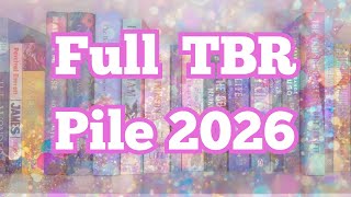 All My Unread Books- Full TBR Pile 2026 📚