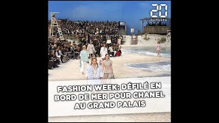 Fashion week: Défilé en bord de mer pour Chanel au Grand Palais