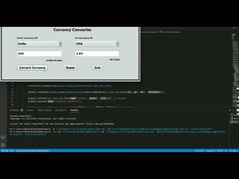 Currency convertor project using java #Letsgrowmore #task1 #javaproject