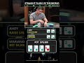 STRAIGHT FLUSH VS THE WORLD #poker #shorts