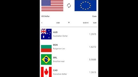 Currency Exchange App for Android in Kotlin