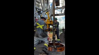 Tripping Pipe In Hole Rig #Rig #Ad #Drilling #Oil #Tripping