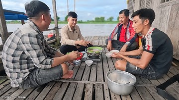 Cùng U Minh Quê Tôi Ra Sông Câu Cá Vồ Đém Về Nấu Bửa Cơm Chiều | TAG#23