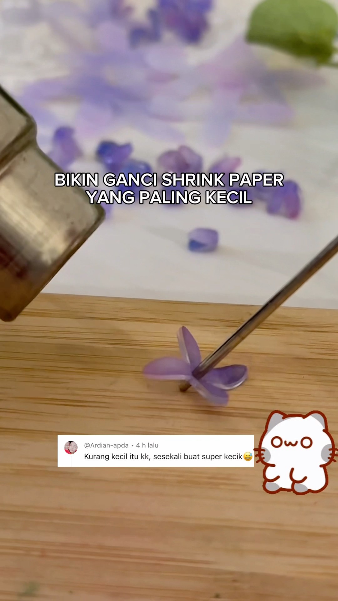 OMG?? GANCI SHRINK PAPER SUPER KECIL