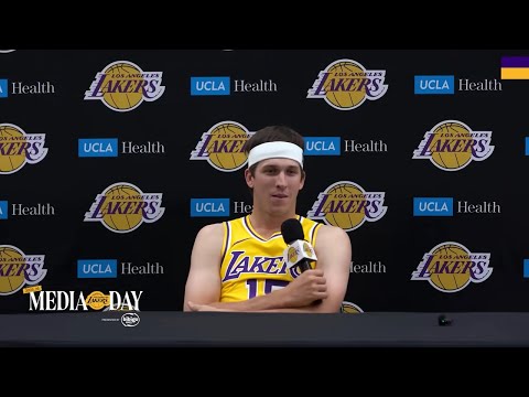 Austin Reaves speaks at 2025 Media Day