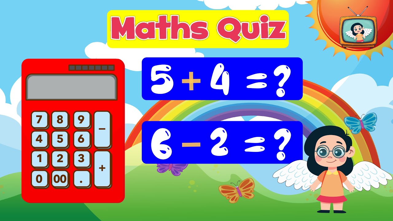 Addition and subtraction basics maths quiz chinka tv youtube