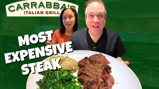 We Ate the Most EXPENSIVE Steak at Carrabba's Italian Grill