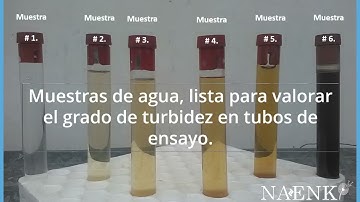 Turbidímetro + Sensor + Multímetro + agua turbia.