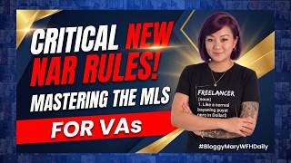 Mastering the MLS Critical Post-2024 NAR Rules Listing Strategies for Virtual Assistants