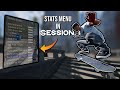 The New STATS MENU in SESSION - First Impressions
