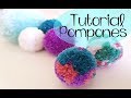 ✺TUTORIAL POMPONES DE COLORES ✺ COMO HACER POMPONES FACIL.