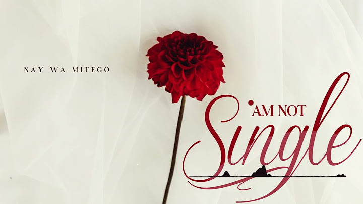 Nay Wa Mitego - Am Not Single (Official Music Audio)