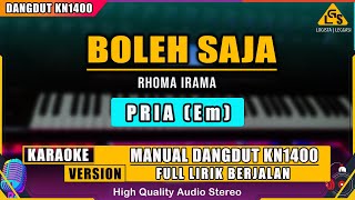 BOLEH SAJA - RHOMA IRAMA KARAOKE DANGDUT ORIGINAL KN1400