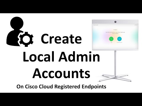 How to Access Admin Interface on Webex Registered Video Endpoint