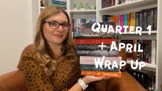 Quarter 1 + April Reading Wrap Up 📖🌸 | favorite books, new releases