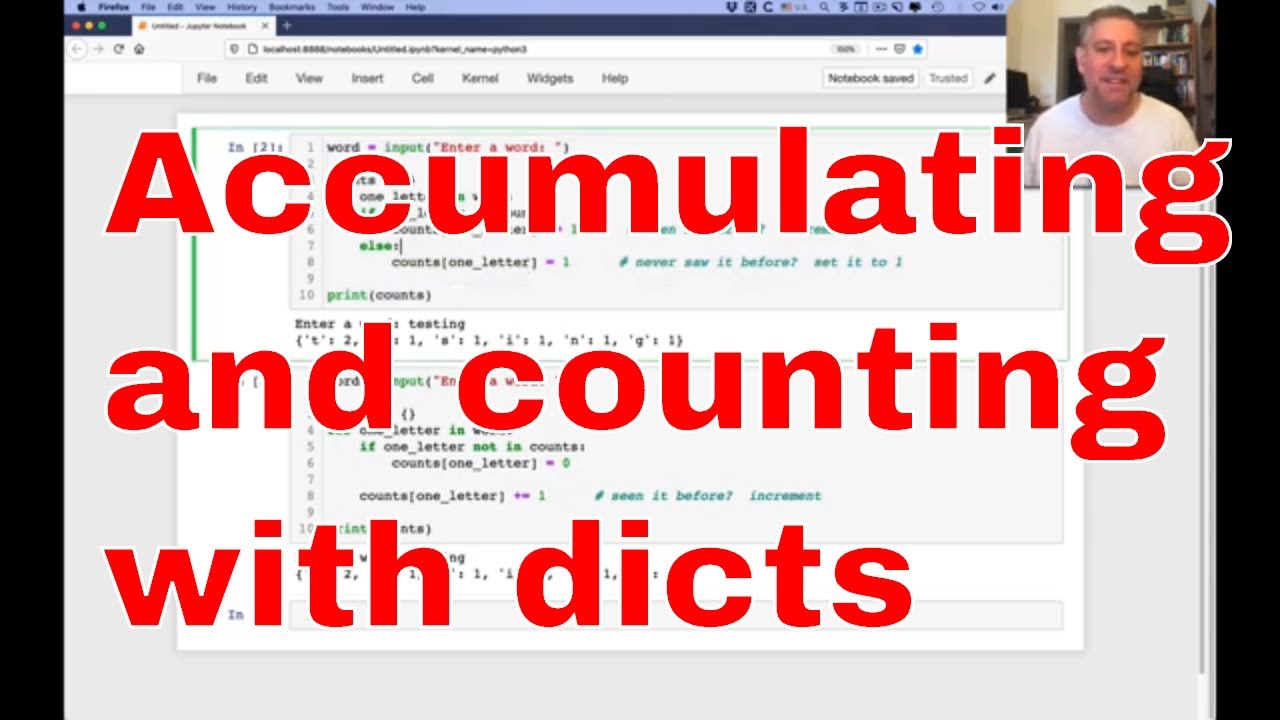 Accumulating with Python dictionaries - YouTube Accumulating With Python Dictionaries - Youtube