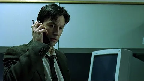 Mr. Anderson escapes from Agents | The Matrix [Open Matte]