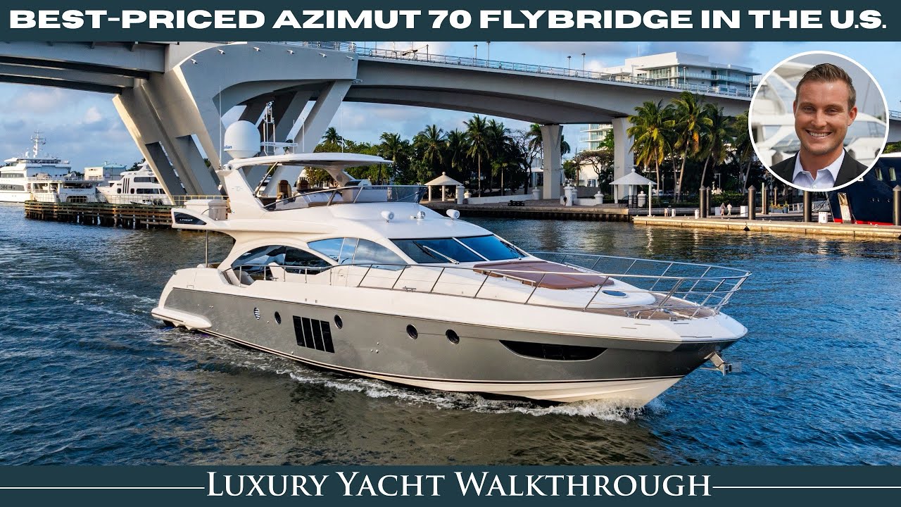 INSANE Azimut 70 Deal – Lowest Price in the US - FOR SALE!