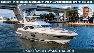 INSANE Azimut 70 Deal – Lowest Price in the US - FOR SALE!